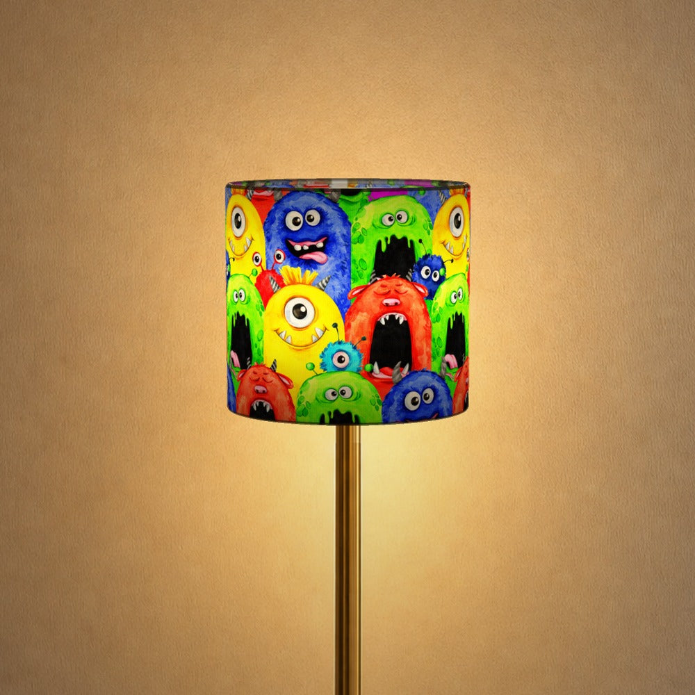 Colorful Monster Design lampshade