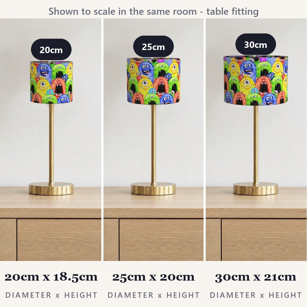 Colorful Monster Design lampshade
