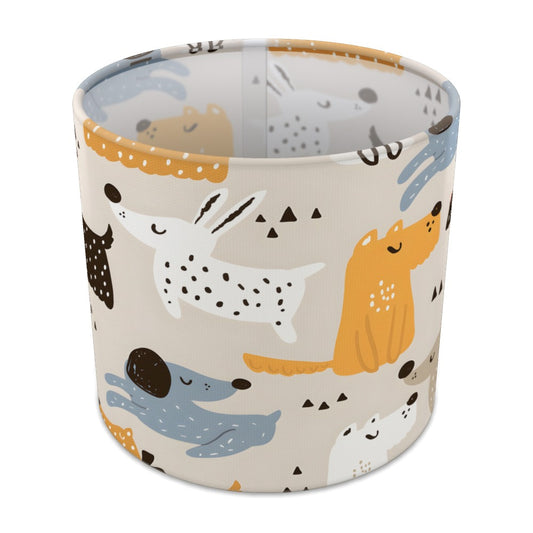 Colorful Dog Puppy Pattern lampshade - 20cm Table