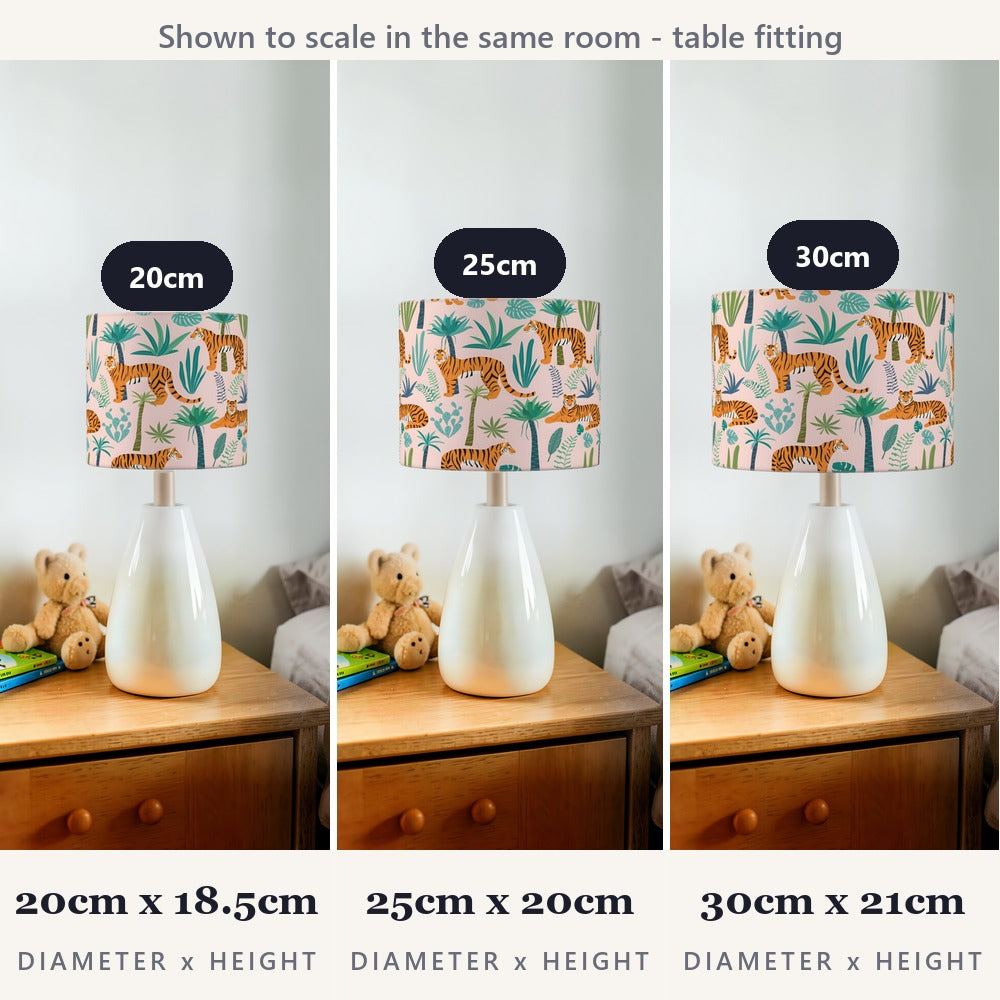 Jungle Tiger Safari lampshade