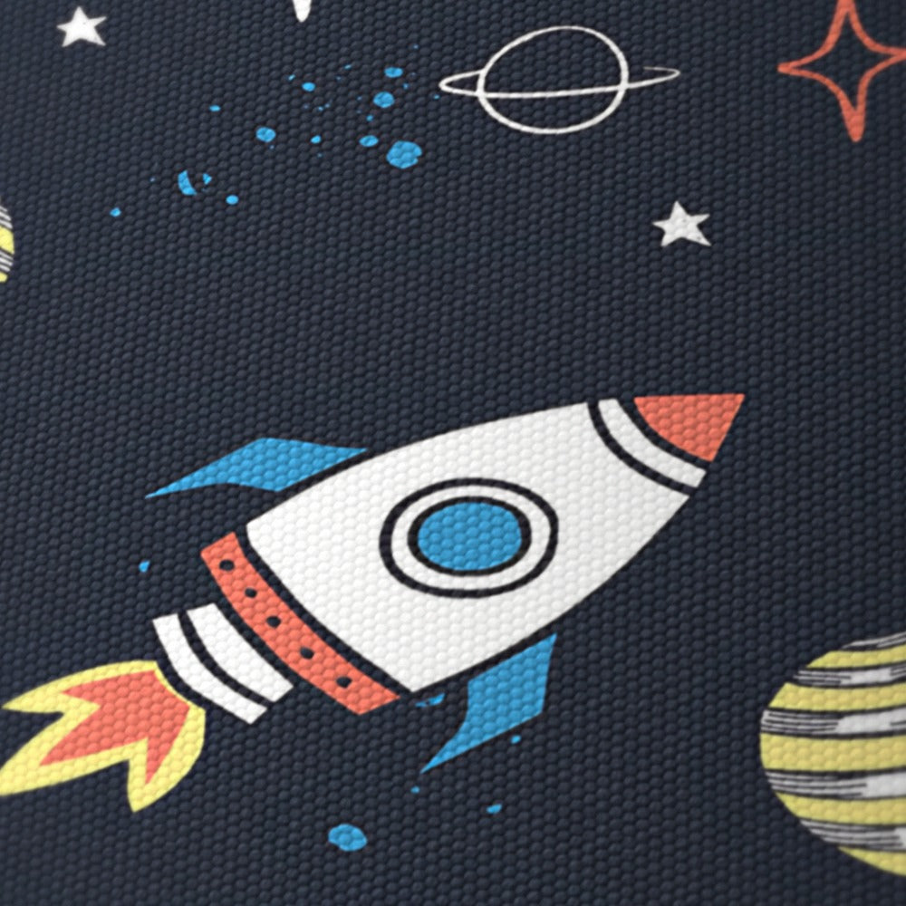 Space Adventure Rocket and Planets lampshade