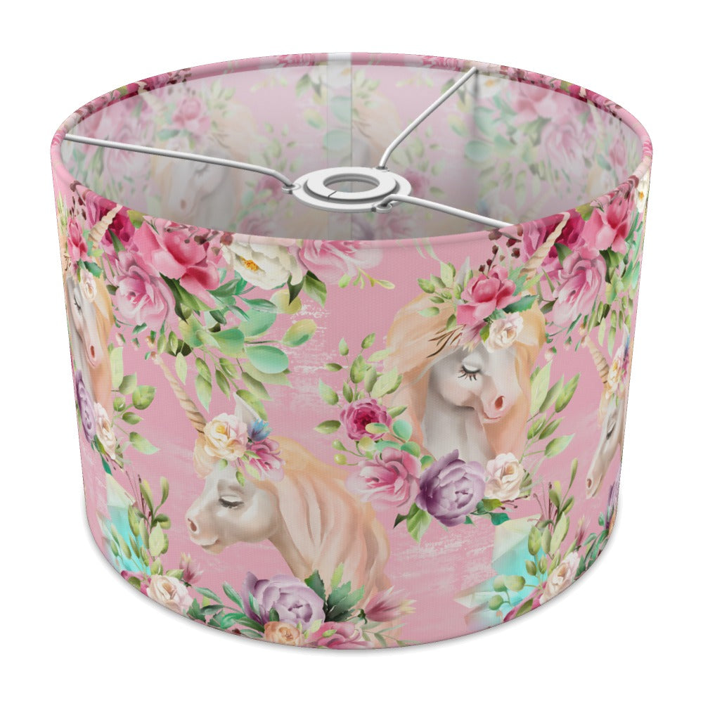 Enchanted Unicorn Floral lampshade - 30cm Ceiling