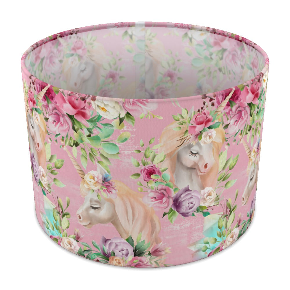 Enchanted Unicorn Floral lampshade - 30cm Table