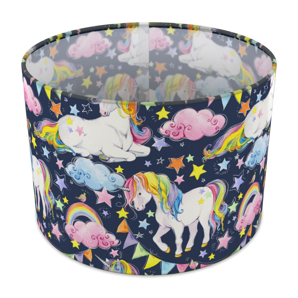 Magical Unicorn and Pink Cloud lampshade - 30cm Table
