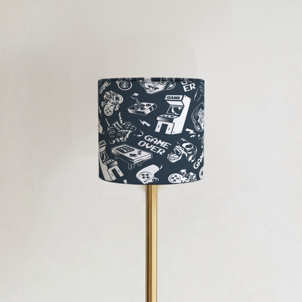 Retro Arcade Gaming Pattern lampshade