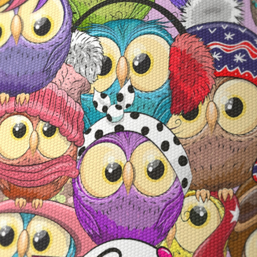 Colorful Owl Cartoon lampshade