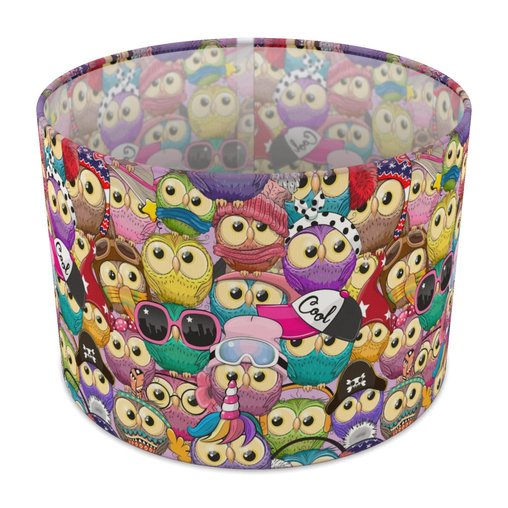 Colorful Owl Cartoon lampshade - 30cm Table