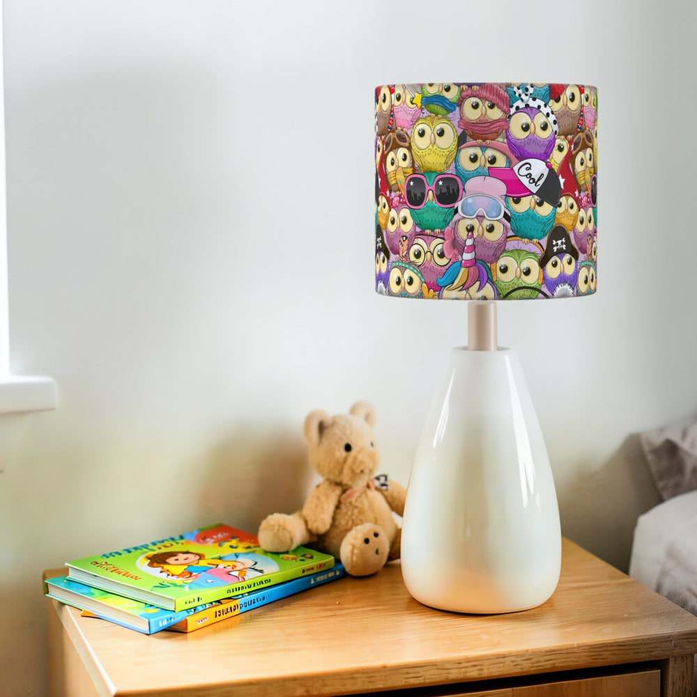 Colorful Owl Cartoon lampshade