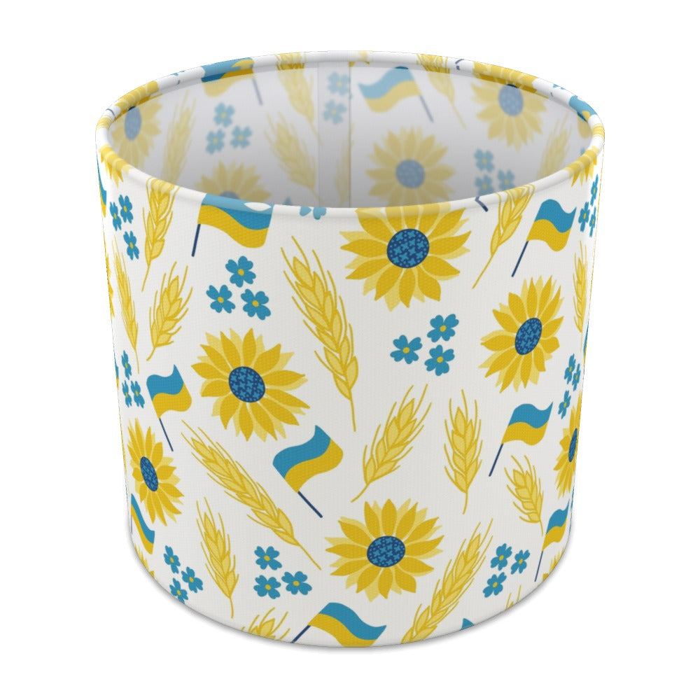 Sunflower Ukrainian Flag lampshade - 20cm Table