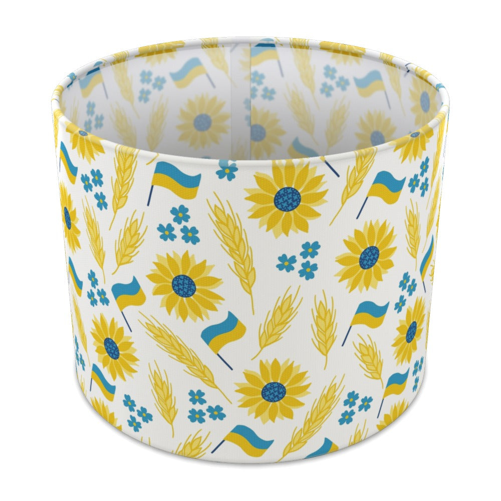 Sunflower Ukrainian Flag lampshade - 25cm Table