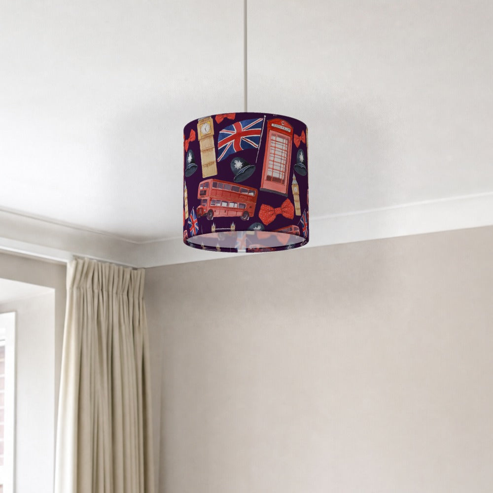 London Landmark Theme lampshade