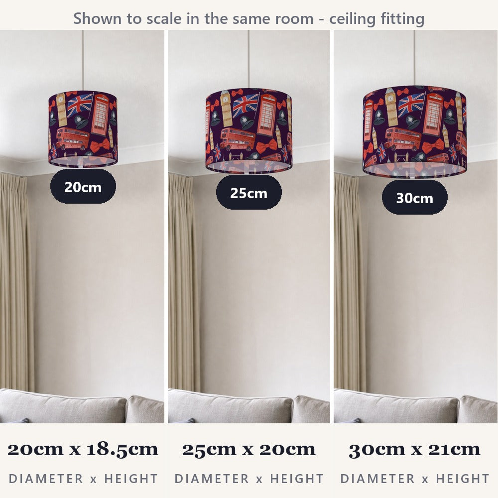 London Landmark Theme lampshade