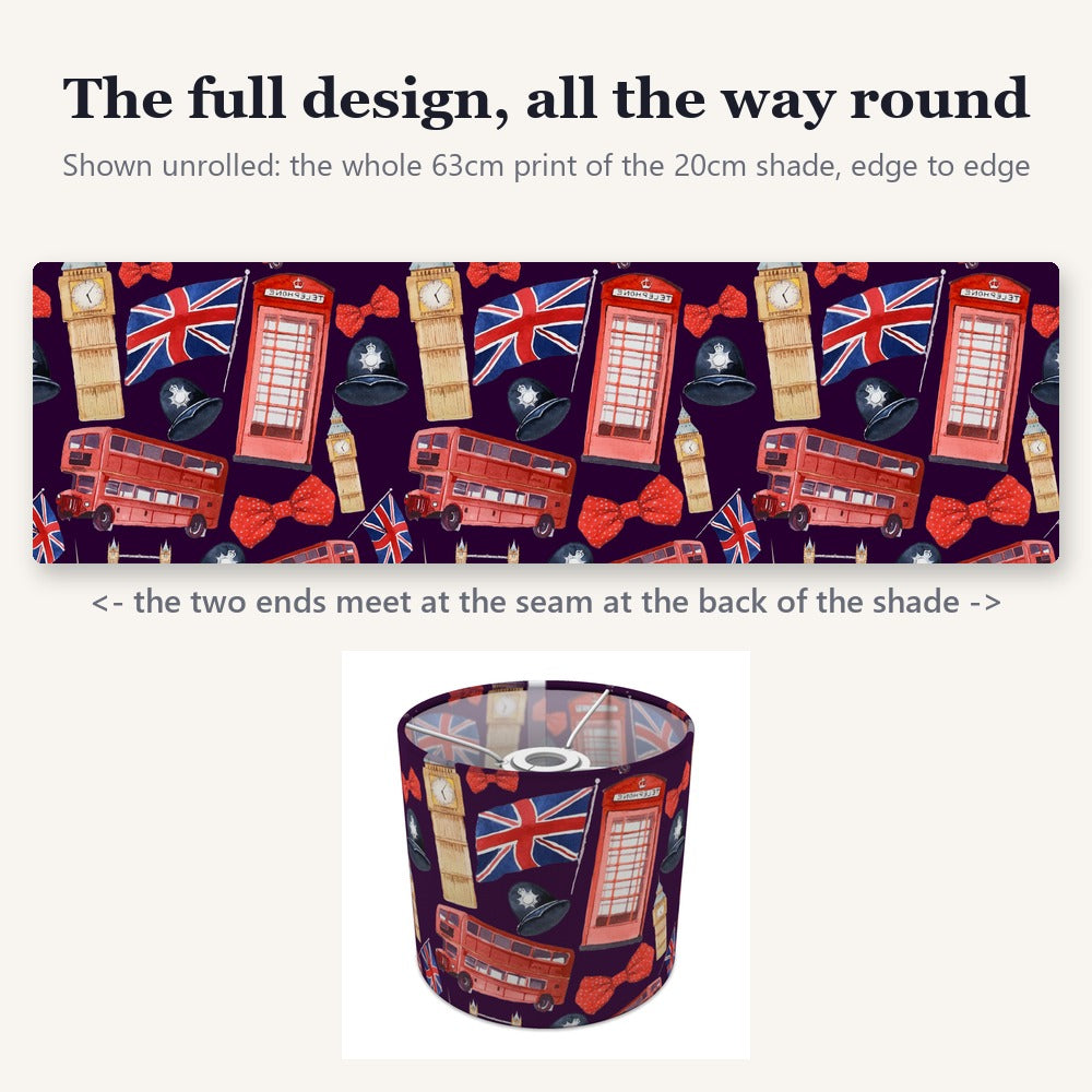 London Landmark Theme lampshade