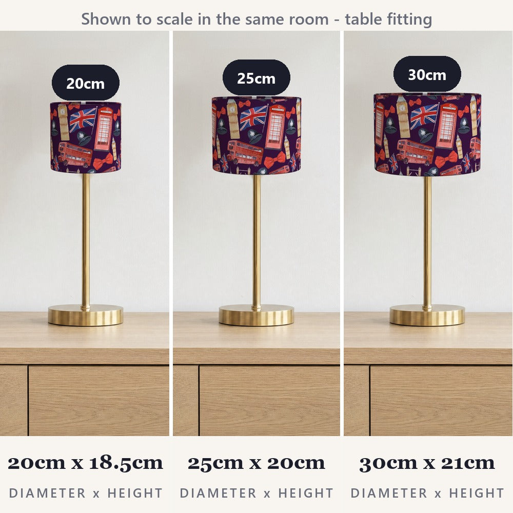 London Landmark Theme lampshade