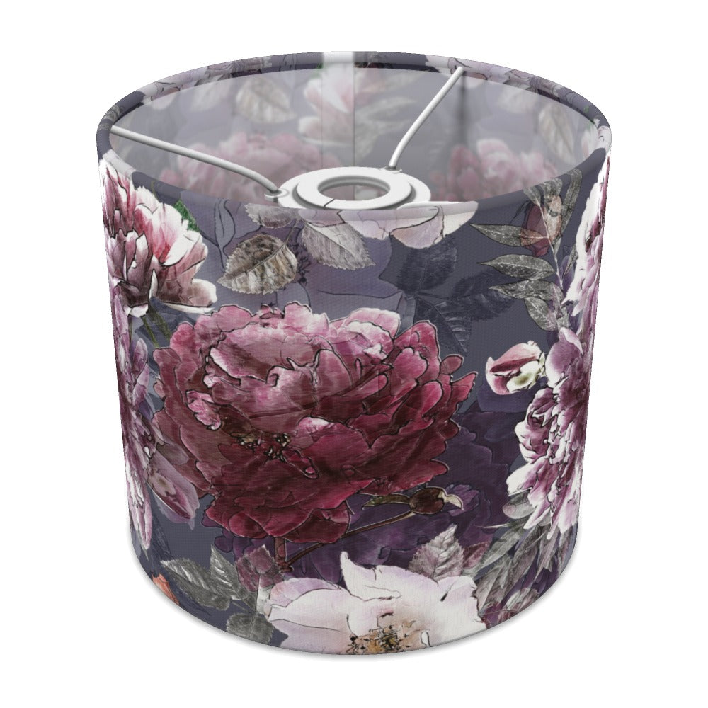 Elegant Dark Floral lampshade - 20cm Ceiling