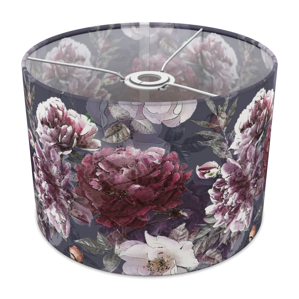 Elegant Dark Floral lampshade - 30cm Ceiling