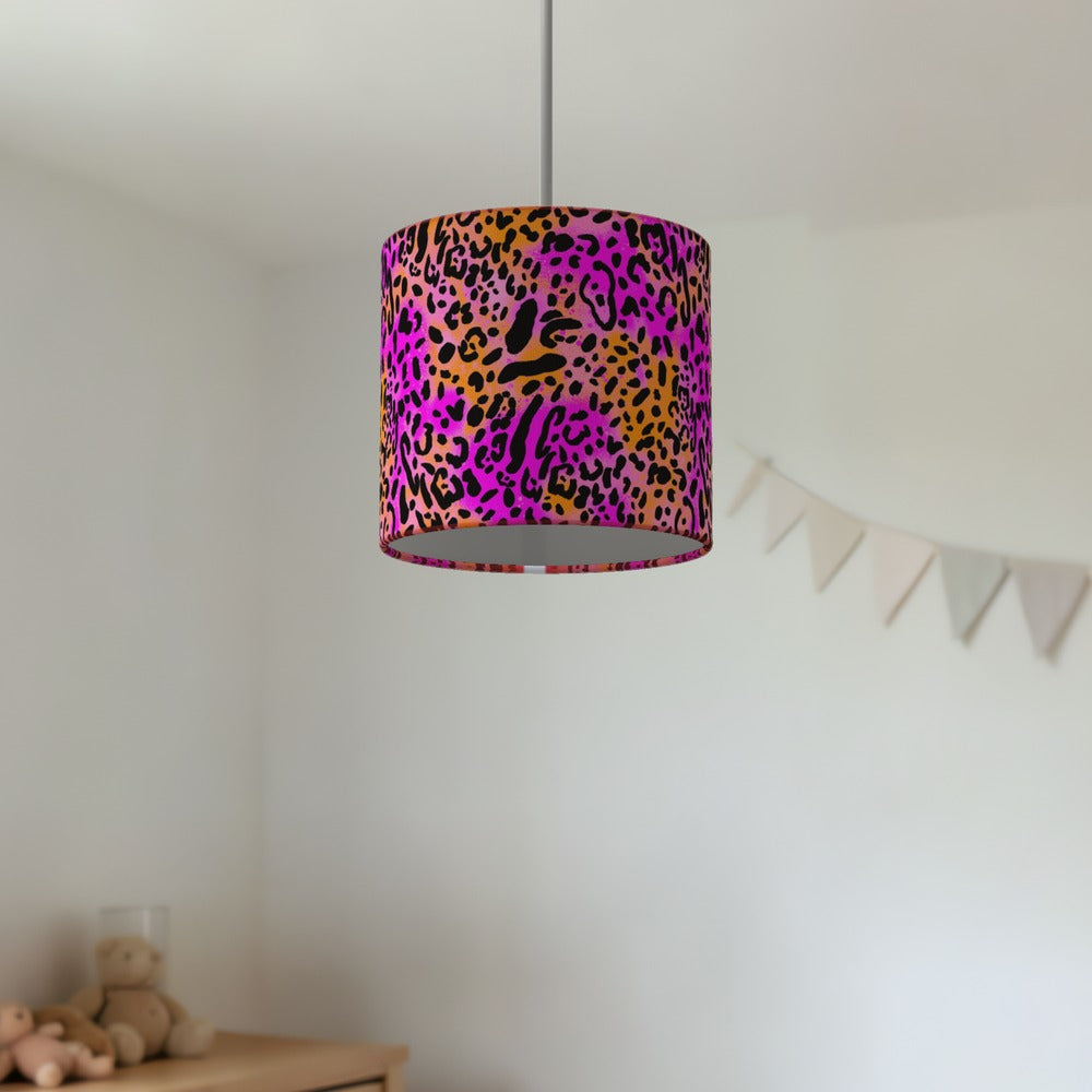 Pink Leopard Animal lampshade