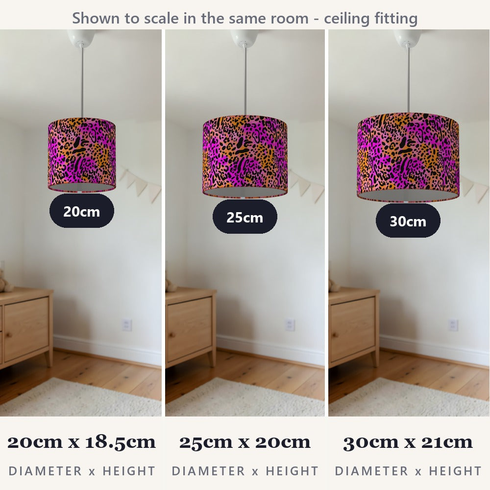 Pink Leopard Animal lampshade