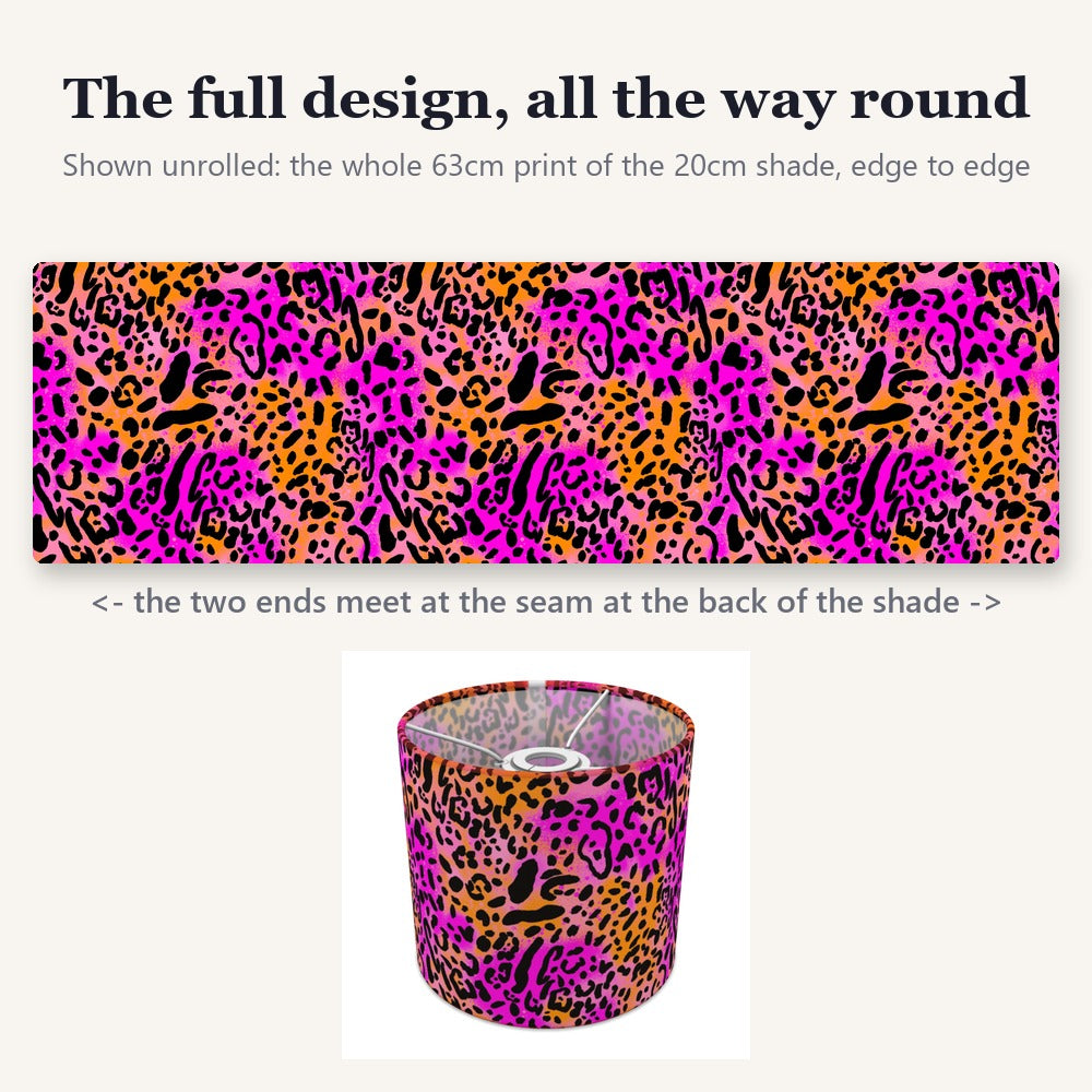Pink Leopard Animal lampshade