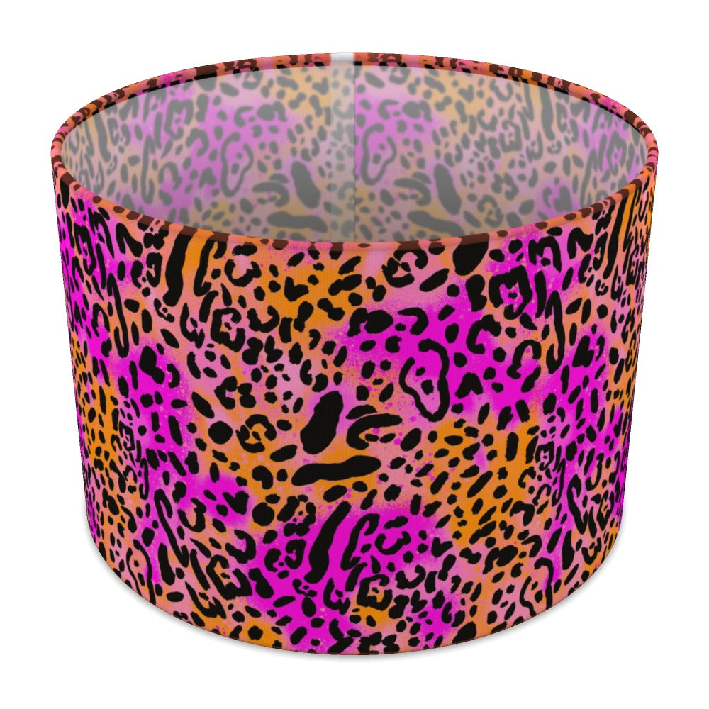 Pink Leopard Animal lampshade - 30cm Table