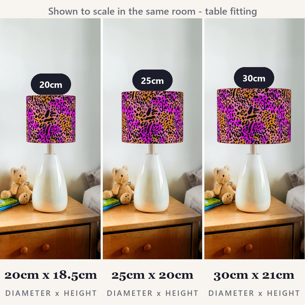 Pink Leopard Animal lampshade