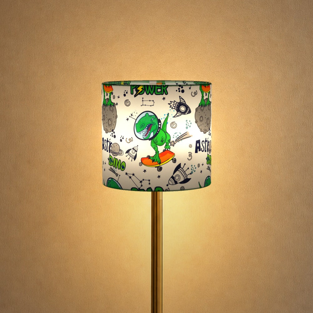 Dinosaur Skateboard Adventure lampshade