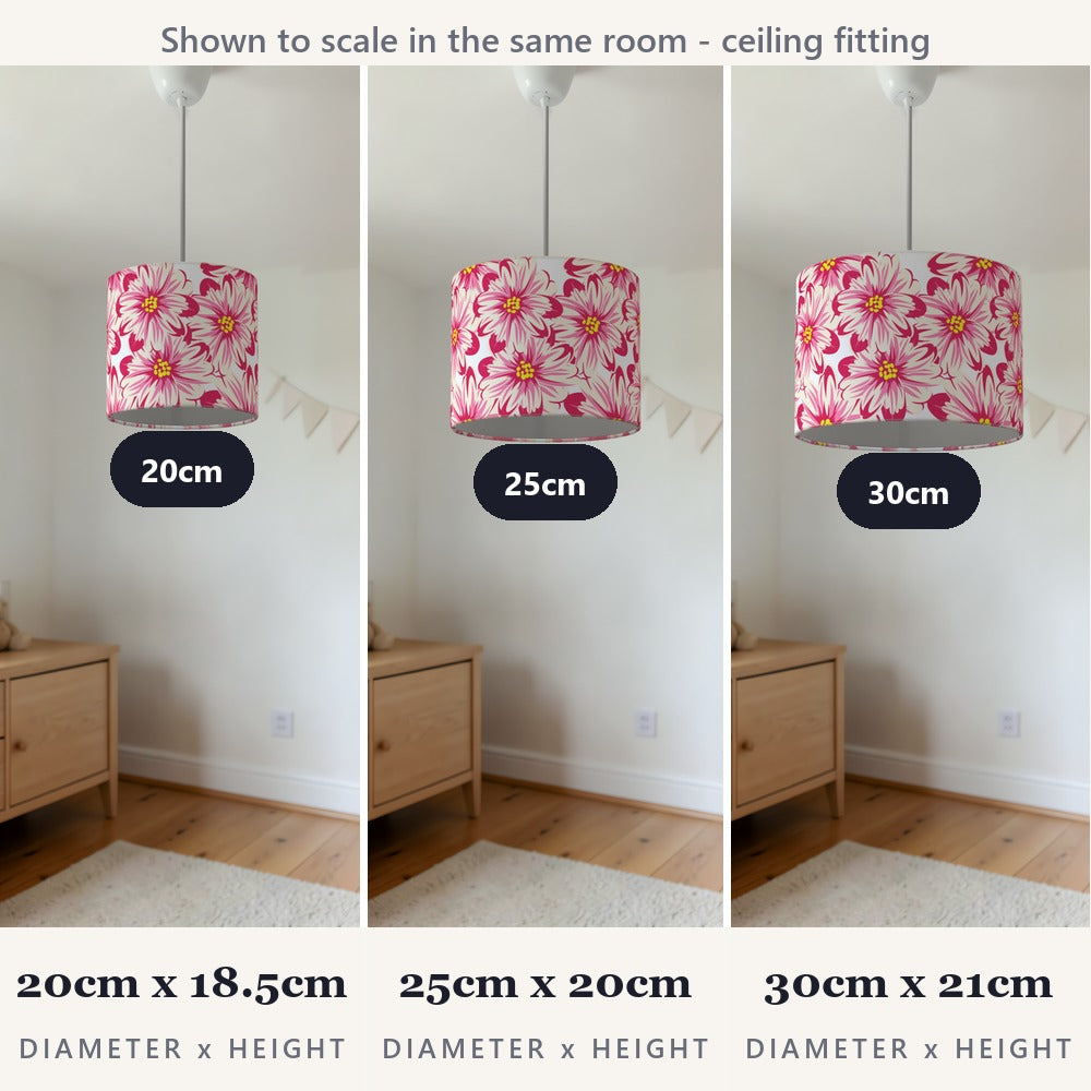 Pink Floral Pattern lampshade