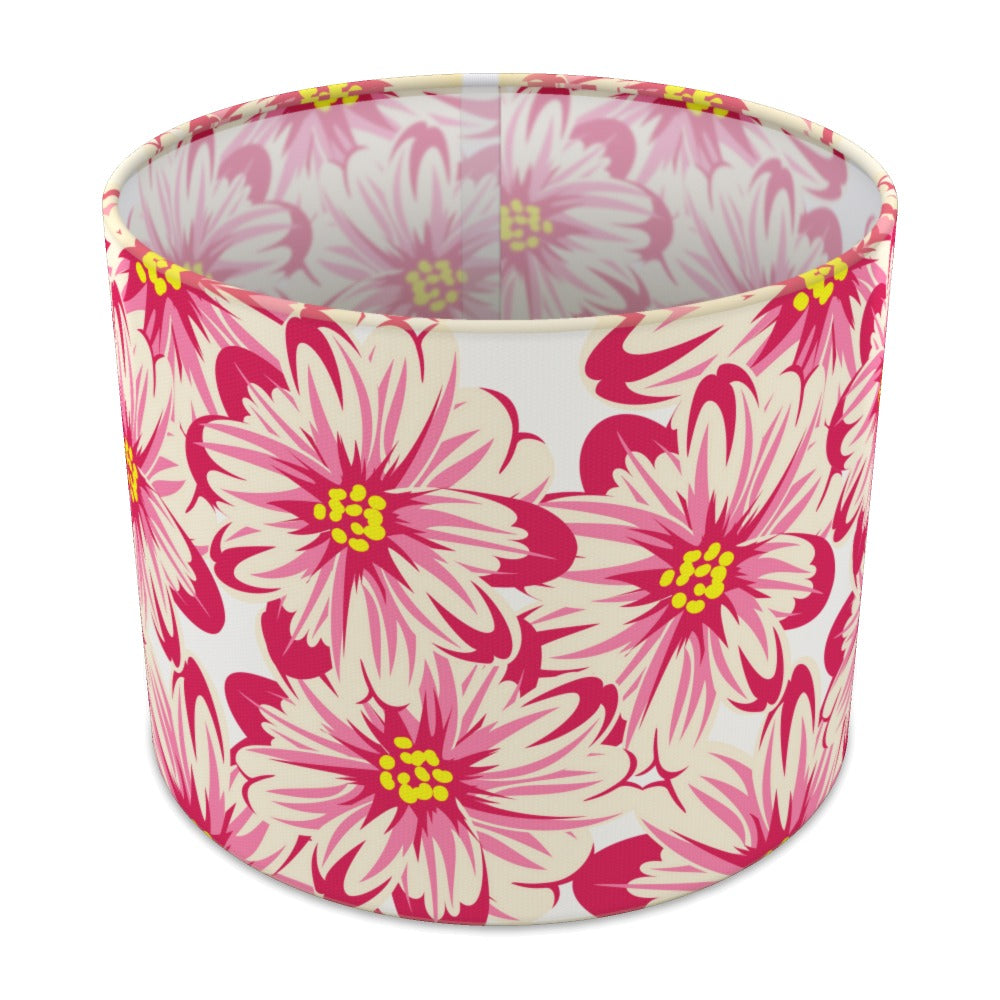 Pink Floral Pattern lampshade - 25cm Table