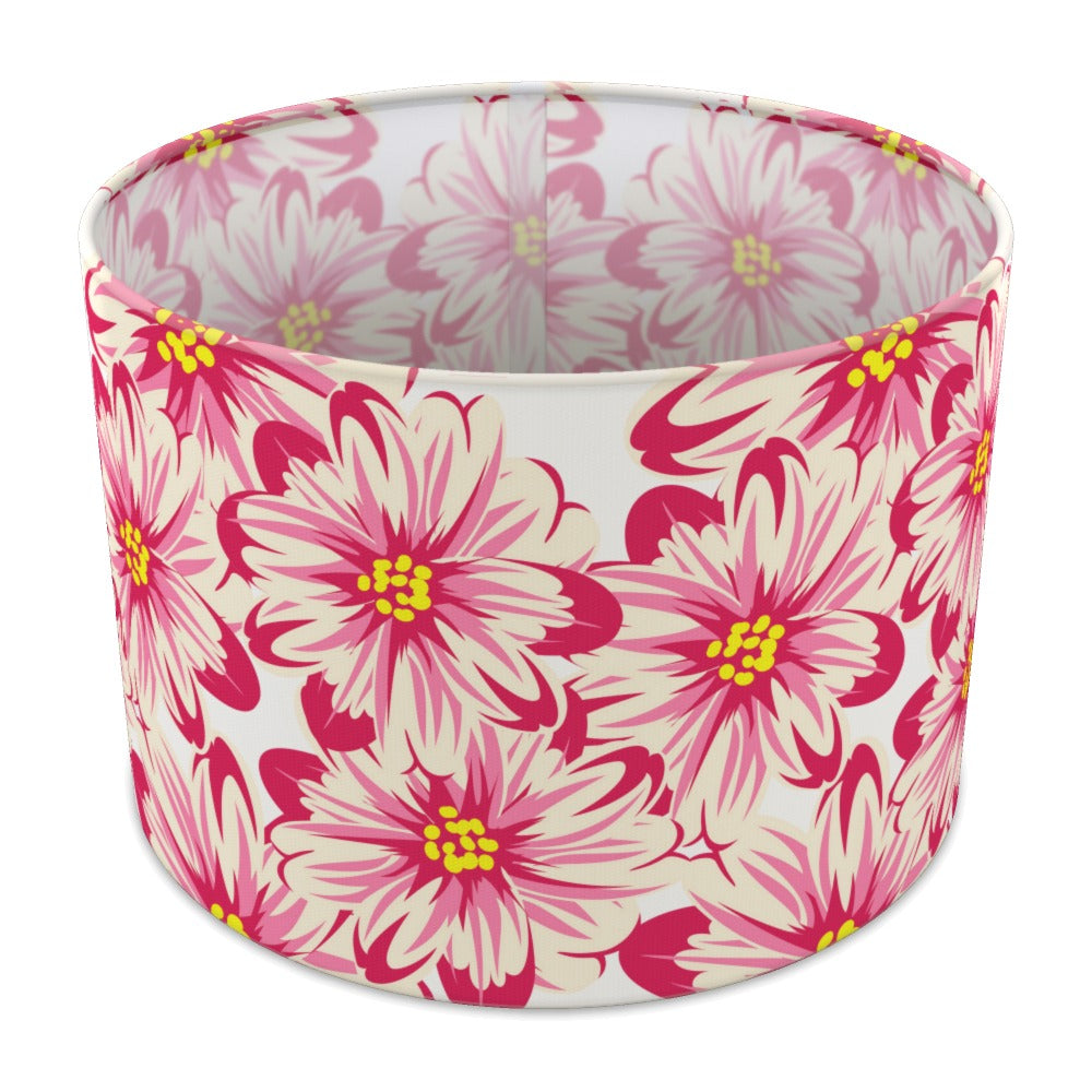 Pink Floral Pattern lampshade - 30cm Table