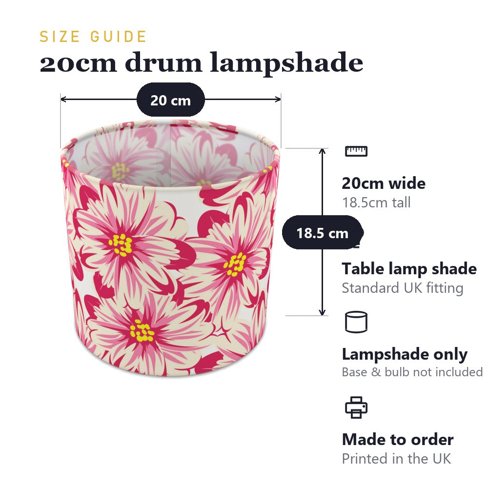 Pink Floral Pattern lampshade