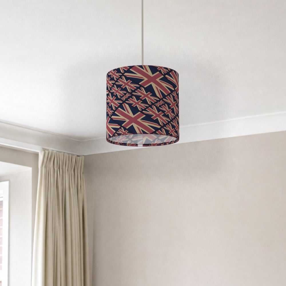 Union Jack Pattern lampshade