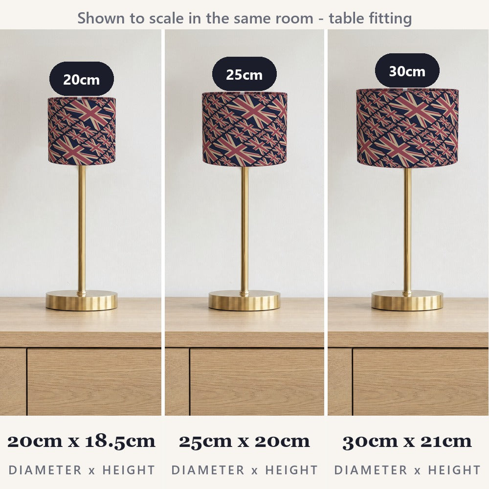 Union Jack Pattern lampshade
