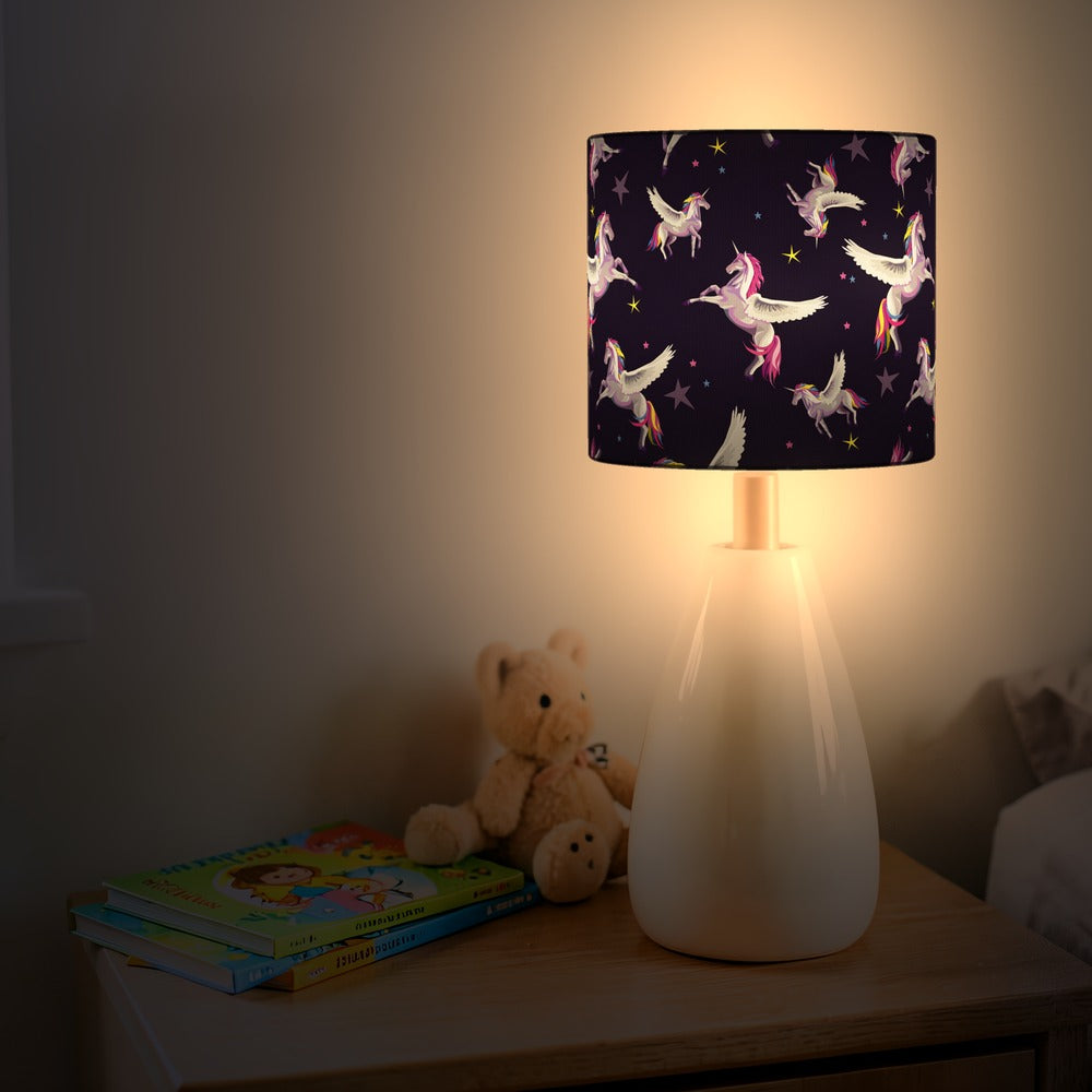 Magical Unicorn Space Theme lampshade