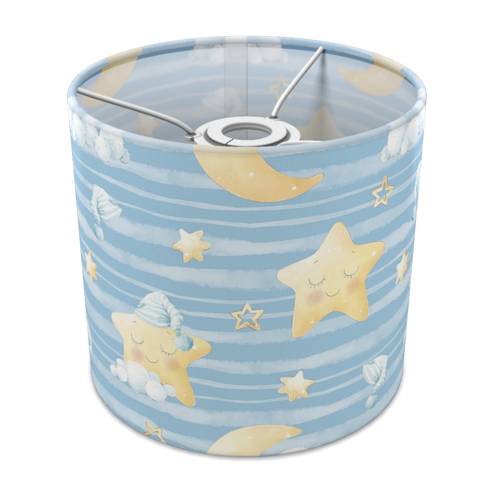 Blue Star and Moon Pattern lampshade - 20cm Ceiling