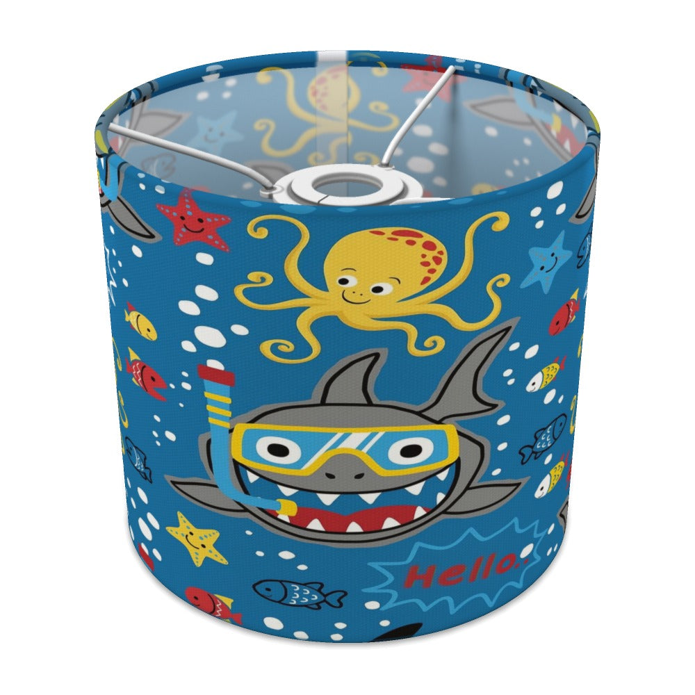Blue Ocean Adventure Shark lampshade - 20cm Ceiling