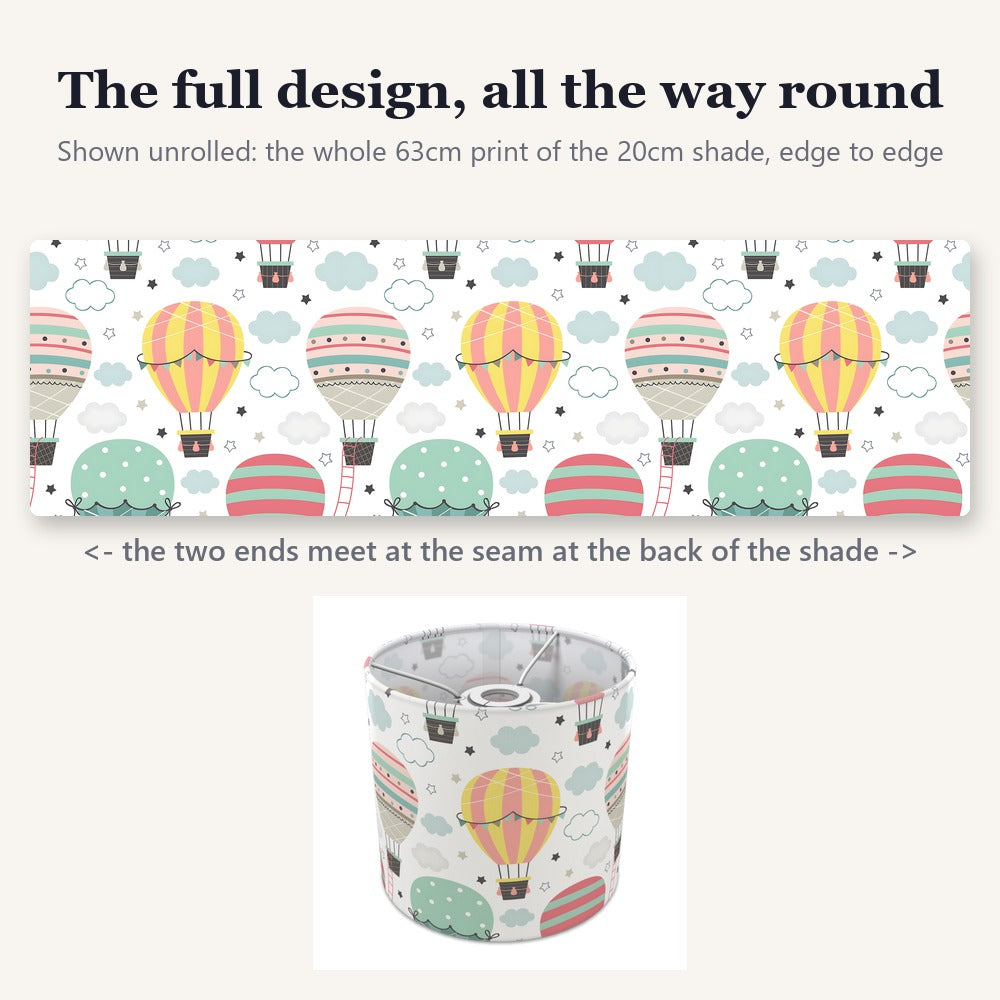 Colorful Hot Air Balloon lampshade