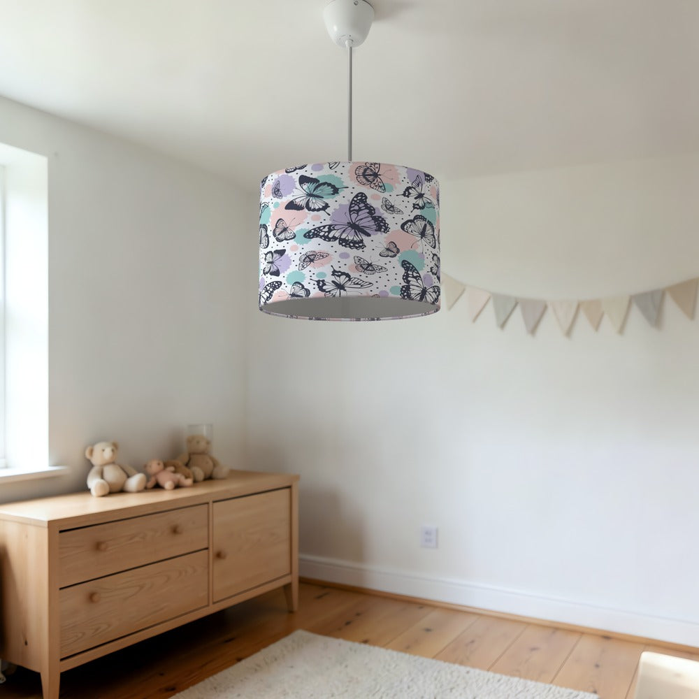 Colorful Butterfly Pattern lampshade