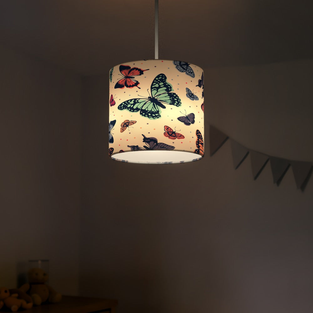Colorful Butterfly Pattern lampshade