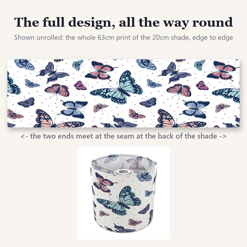 Colorful Butterfly Pattern lampshade