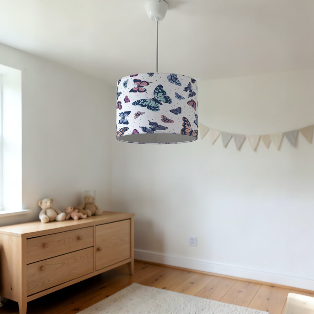Colorful Butterfly Pattern lampshade