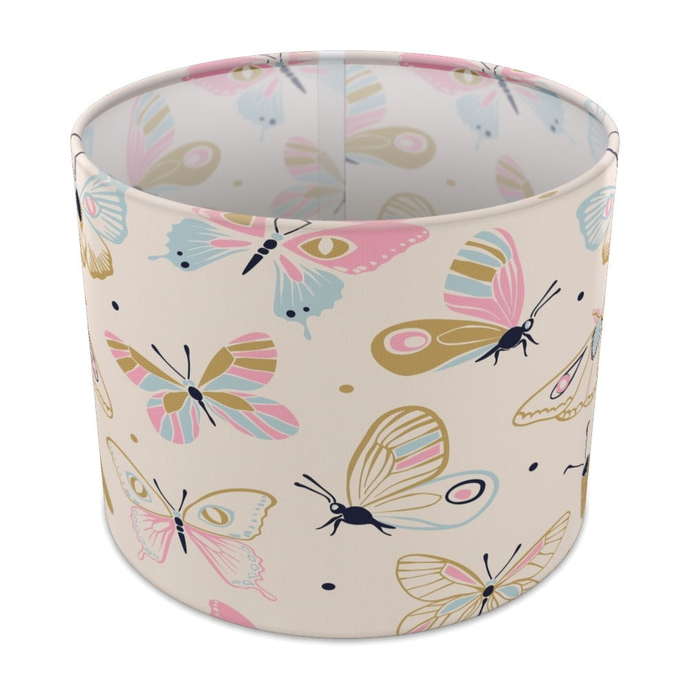 Pastel Butterfly Design lampshade - 25cm Table