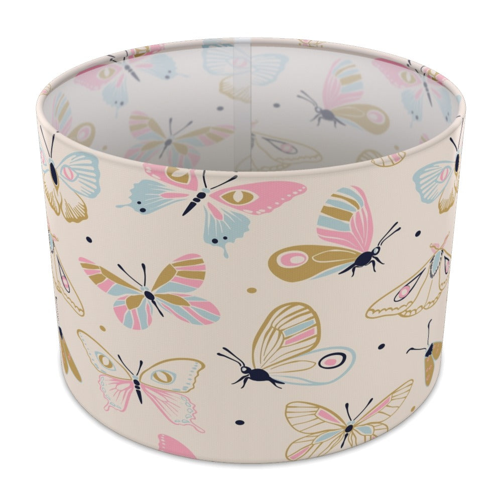 Pastel Butterfly Design lampshade - 30cm Table
