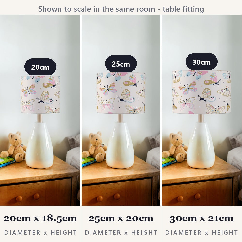 Pastel Butterfly Design lampshade