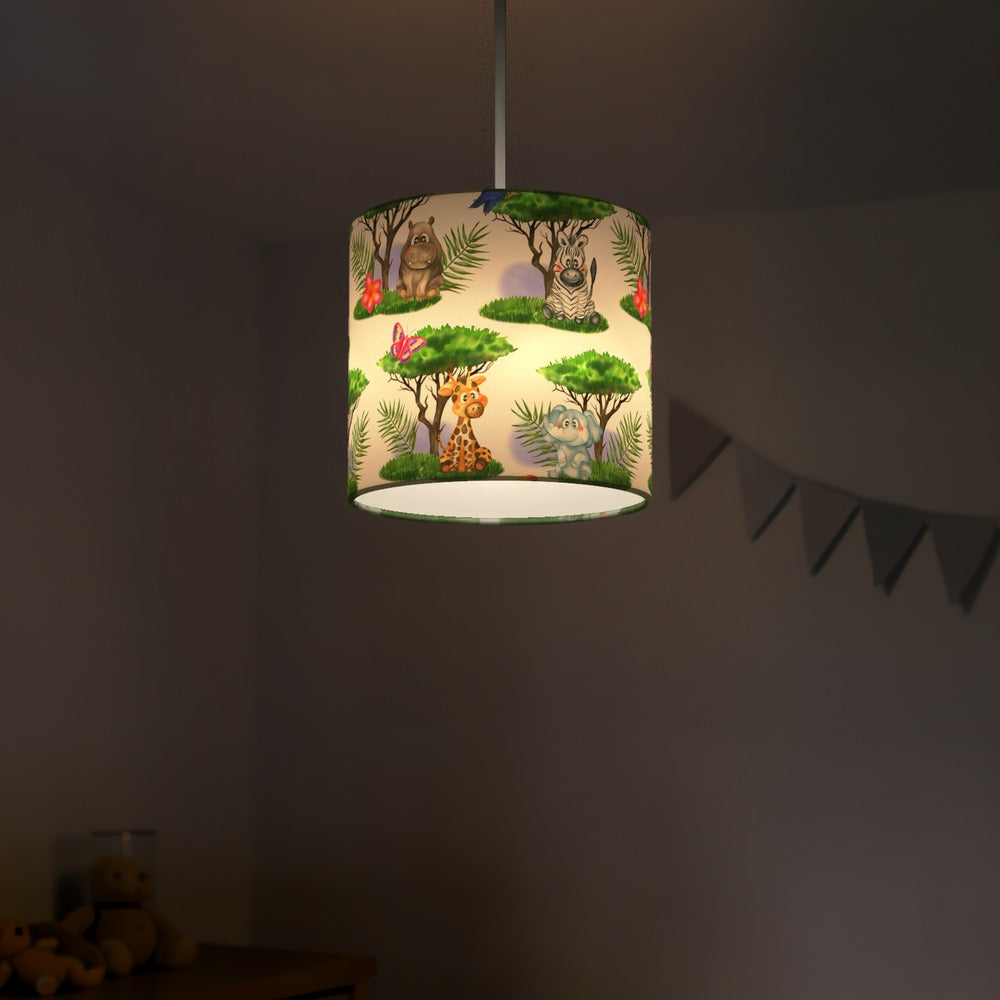 Jungle Safari Animal lampshade