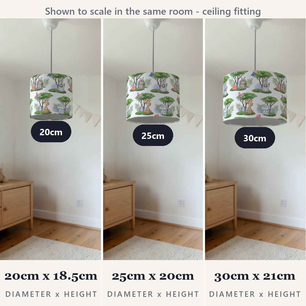 Jungle Safari Animal lampshade