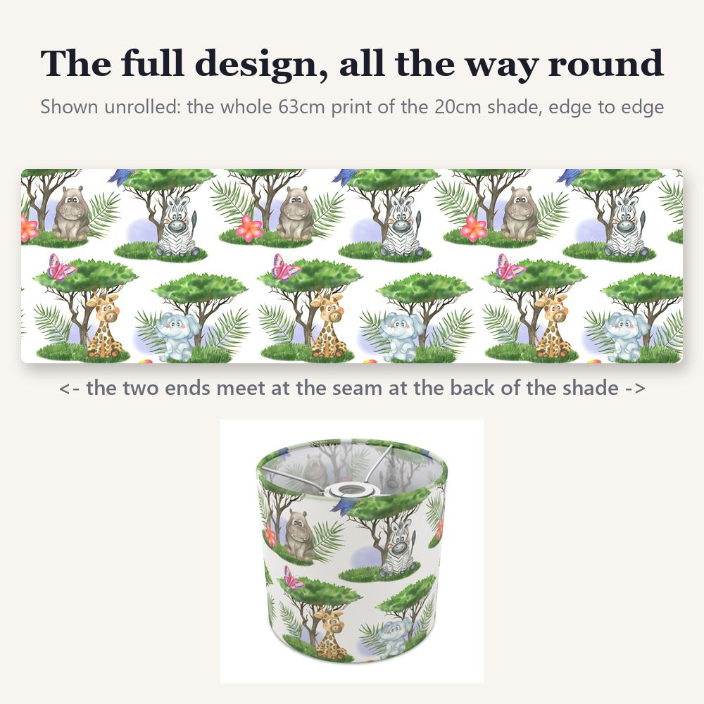 Jungle Safari Animal lampshade