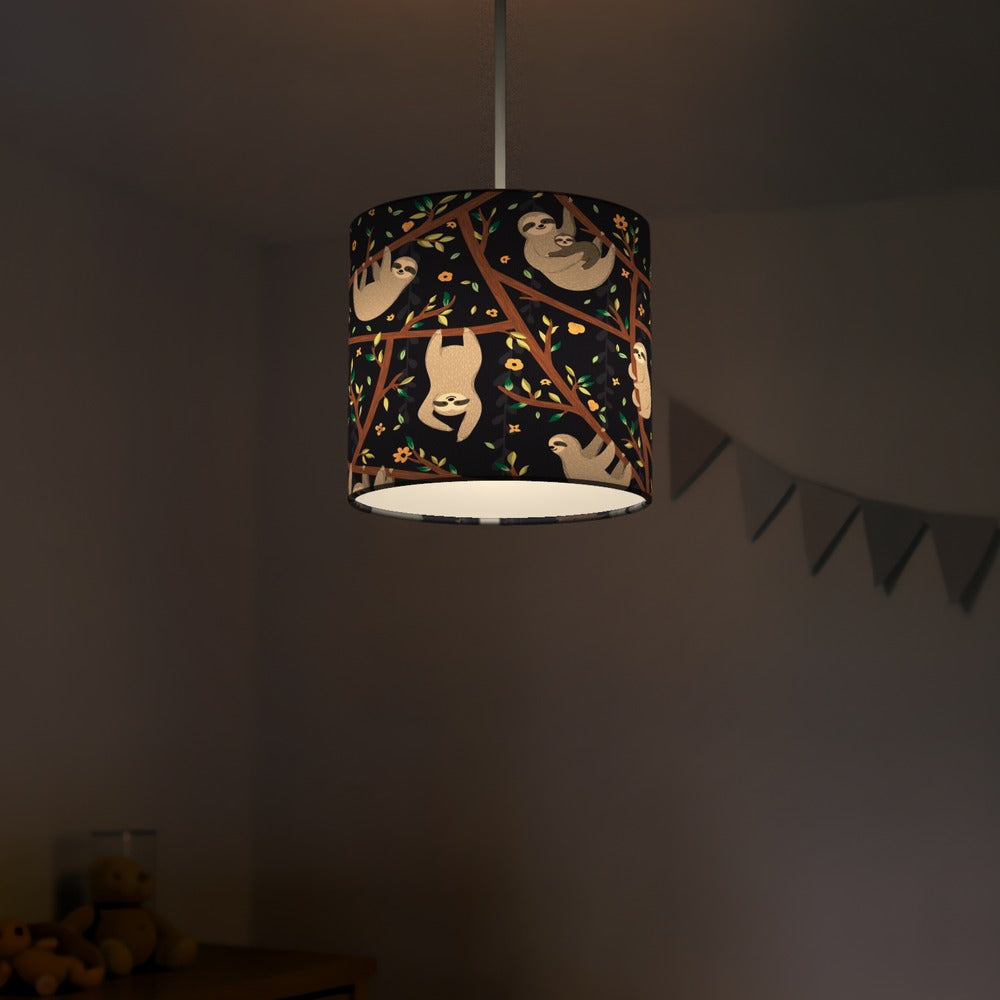 Charming Sloth Jungle lampshade
