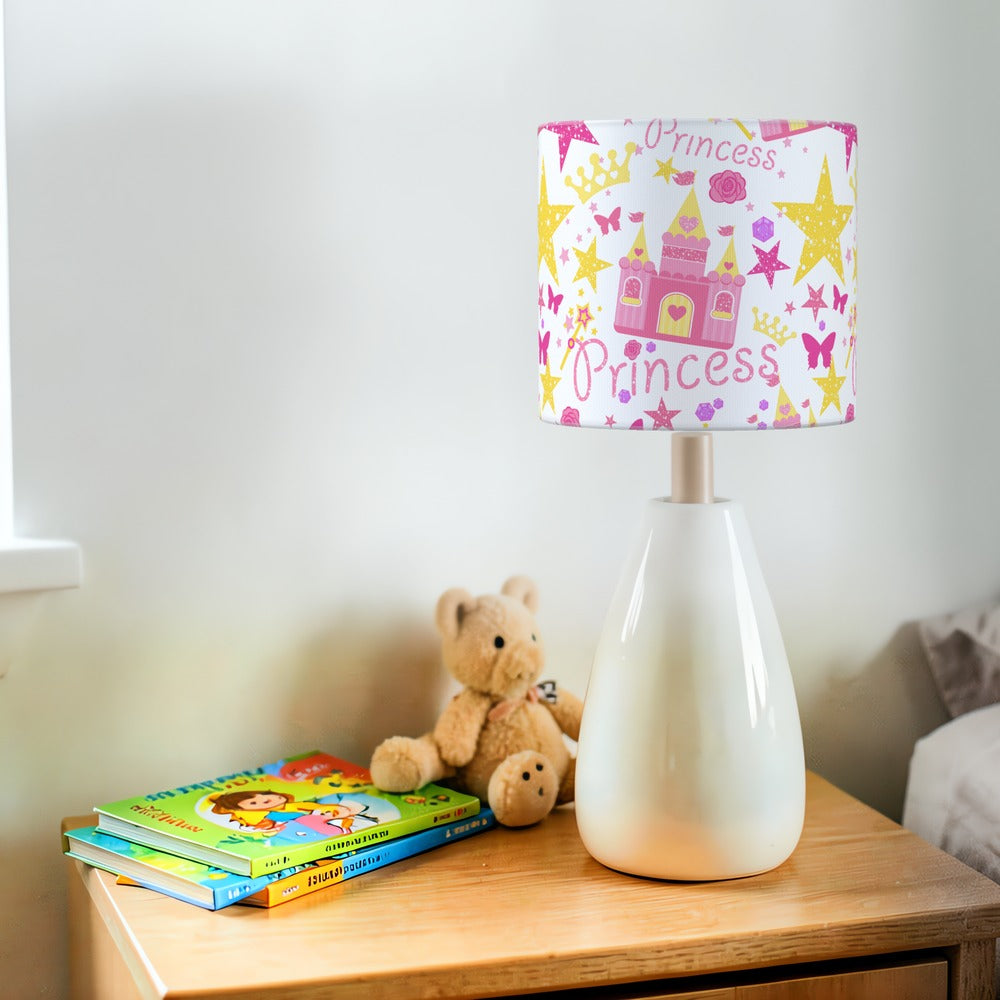 Pink Princess Castle lampshade