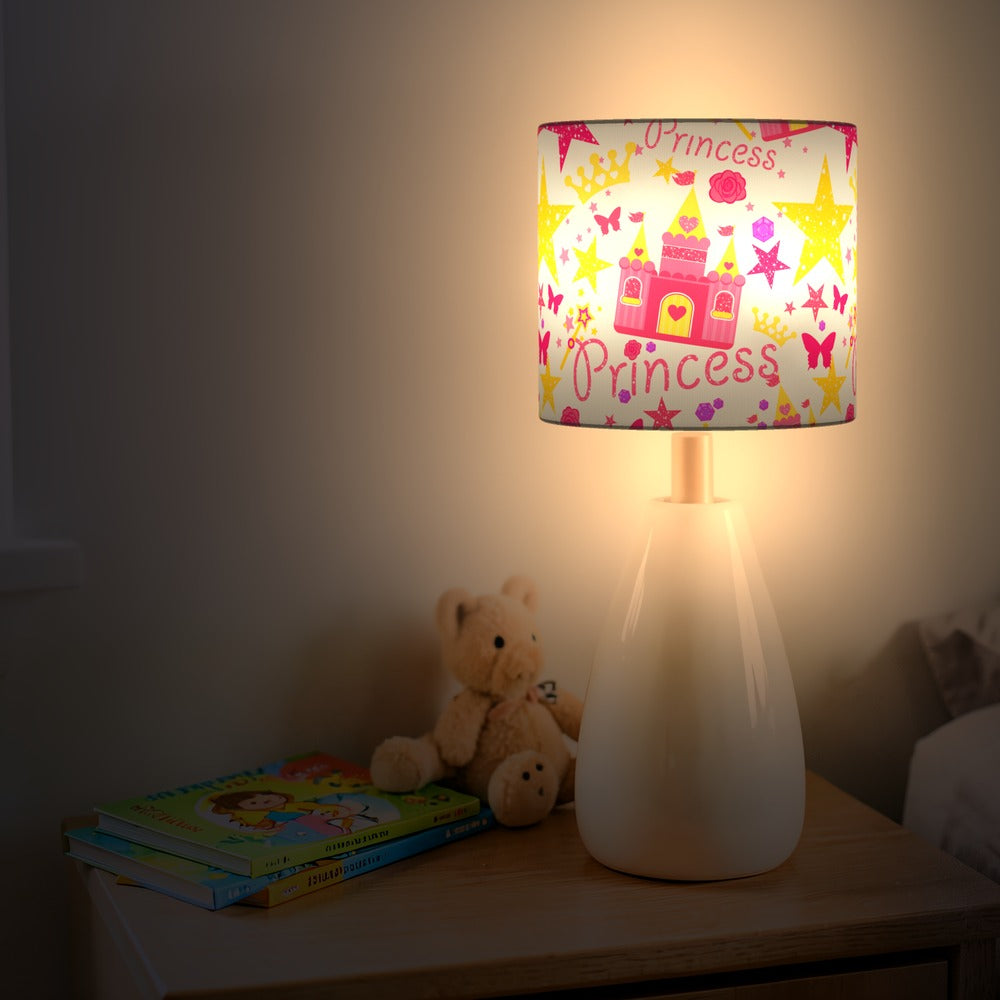 Pink Princess Castle lampshade