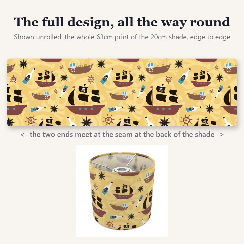 Pirate Ship Adventure lampshade